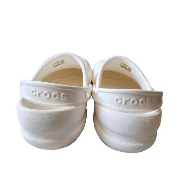 Crocs Anti-Slip Medical Foodservice Professionals Bistro Clog White Men\'s 10